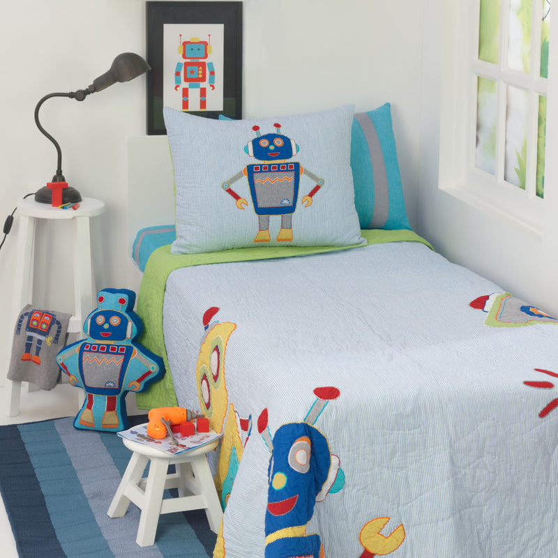 Rockin' Robot Pillow Sham