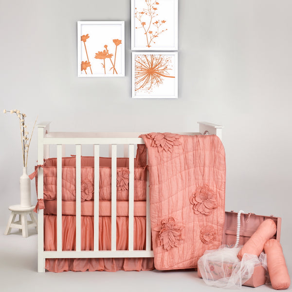 Rouched Fleur Quilt