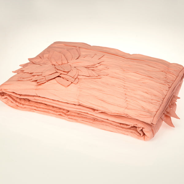 Rouched Fleur Quilt