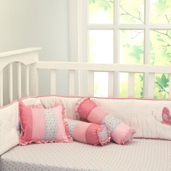 Petite Dots Pillow Set (Pink & White)