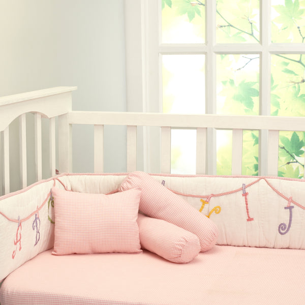 Gingham Pillow Set (Petal Pink)