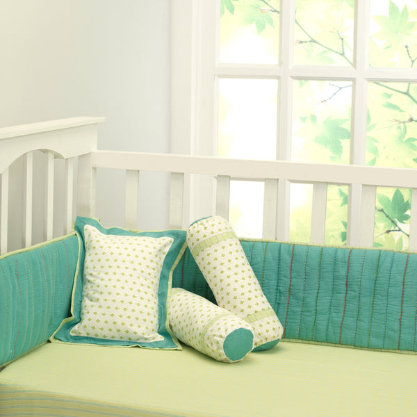 Runaway Stripes Pillow Set (Green)
