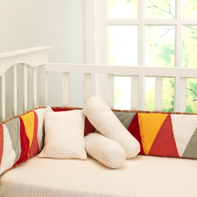 Petite Dots Pillow Set (Red)