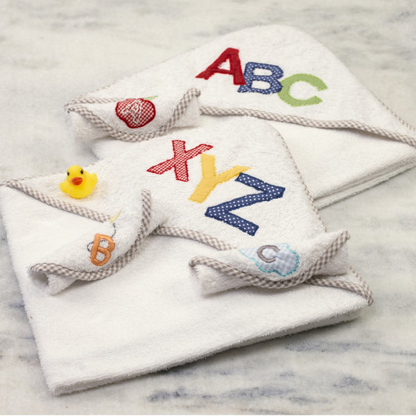 A Is For Apple Washcloth Set