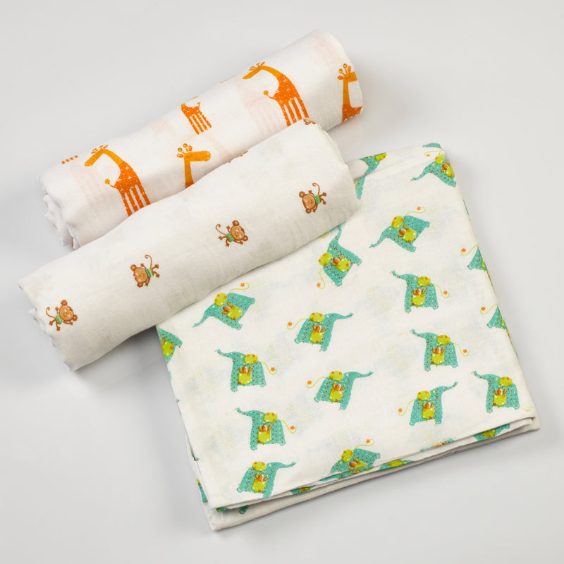 Jungle Jive Swaddles Set