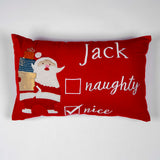 Naughty & Nice Decorative Pillow