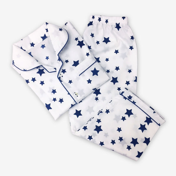 Men Navy Stars Pajama Set
