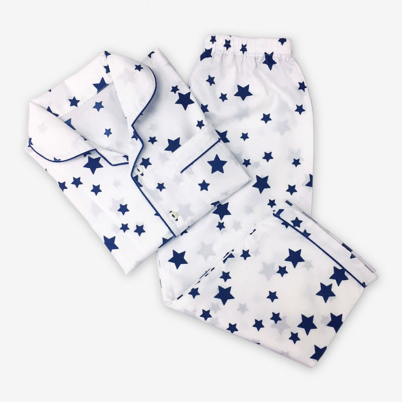 Women Navy Star Pajama Set