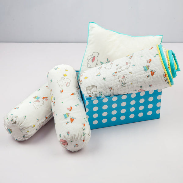 Night Night Organic Crib Gift Set (Snuggle Bunny)