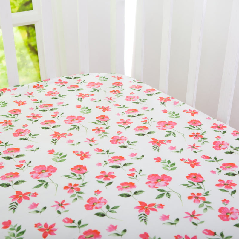 Organic Blossoms Crib Sheet