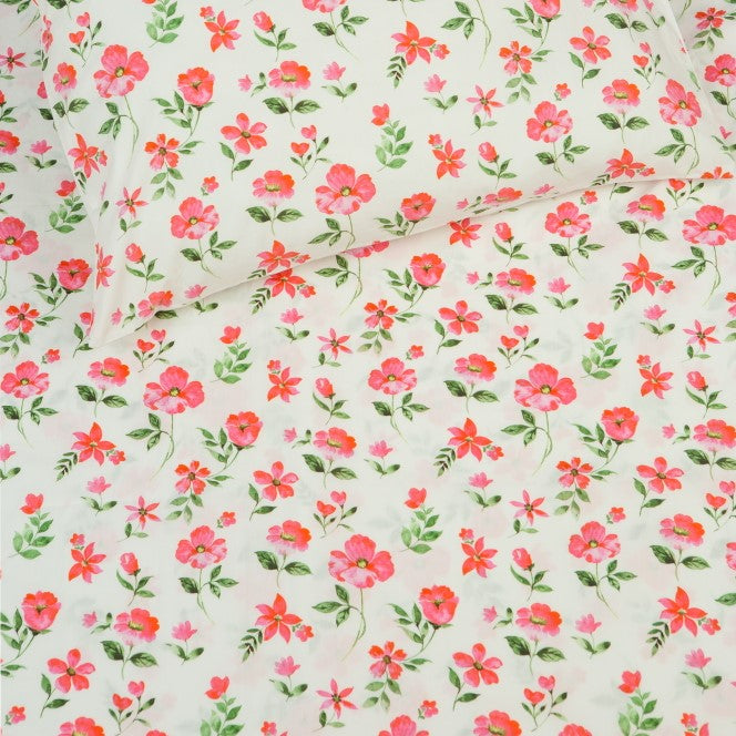 Organic Blossoms Crib Sheet