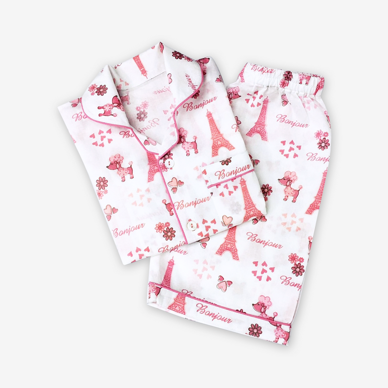 Paris Shorts Set For Kids