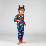 Polar Bear Jersey Pajama Set For Kids