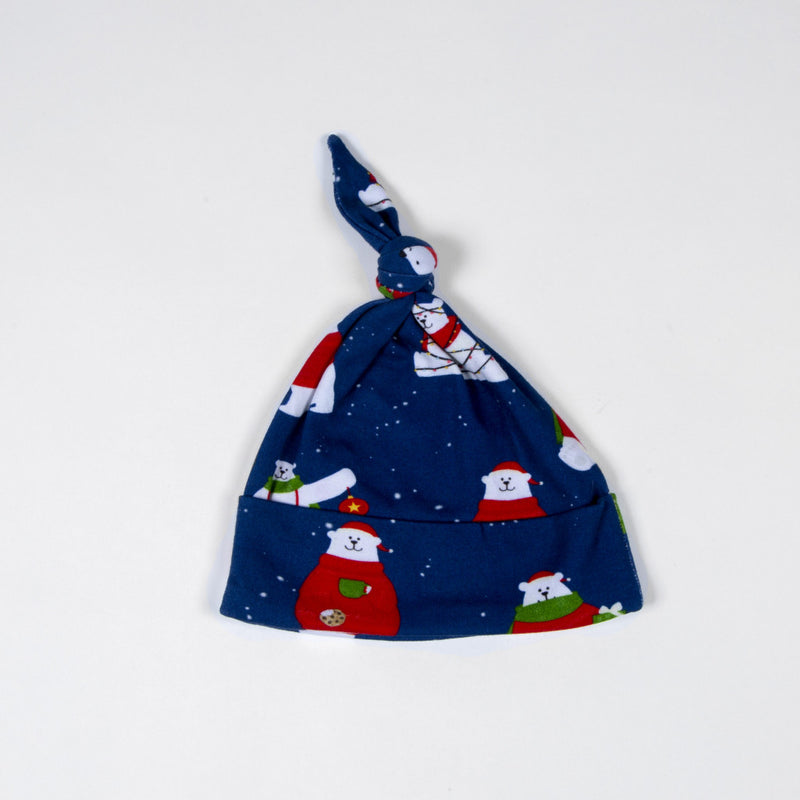 Polar Bear Long-Sleeved Onesie & Hat Gift Set
