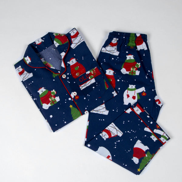 Women Polar Bear Pajama Set
