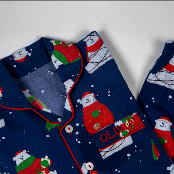 Women Polar Bear Pajama Set