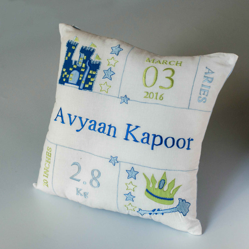 Prince Birth Pillow