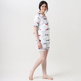 Women Puppy Love Shorts Set