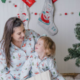 Santa's Workshop Pajama Set - Winter Blue