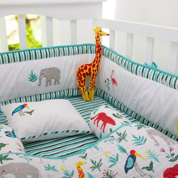 Serengeti Organic Complete Crib Bedding Set (With Bumper)