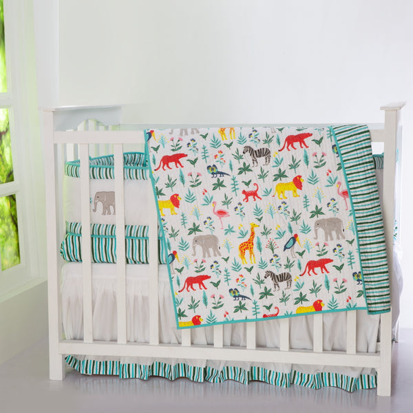 Serengeti Organic Complete Crib Bedding Set (With Bumper)