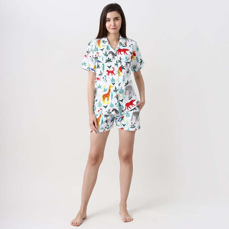 Women Organic Serengeti Shorts Set