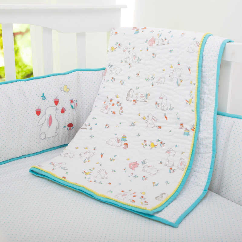 Snuggle Bunny Organic Reversible Quilt