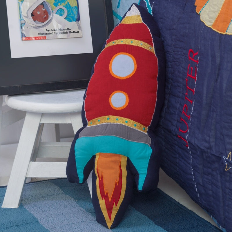 Spaceship Decorative Pillow