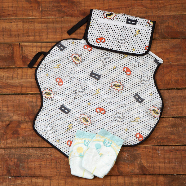 Superhero Organic Diaper Clutch