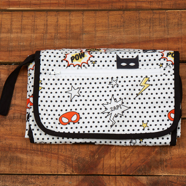 Superhero Organic Diaper Clutch