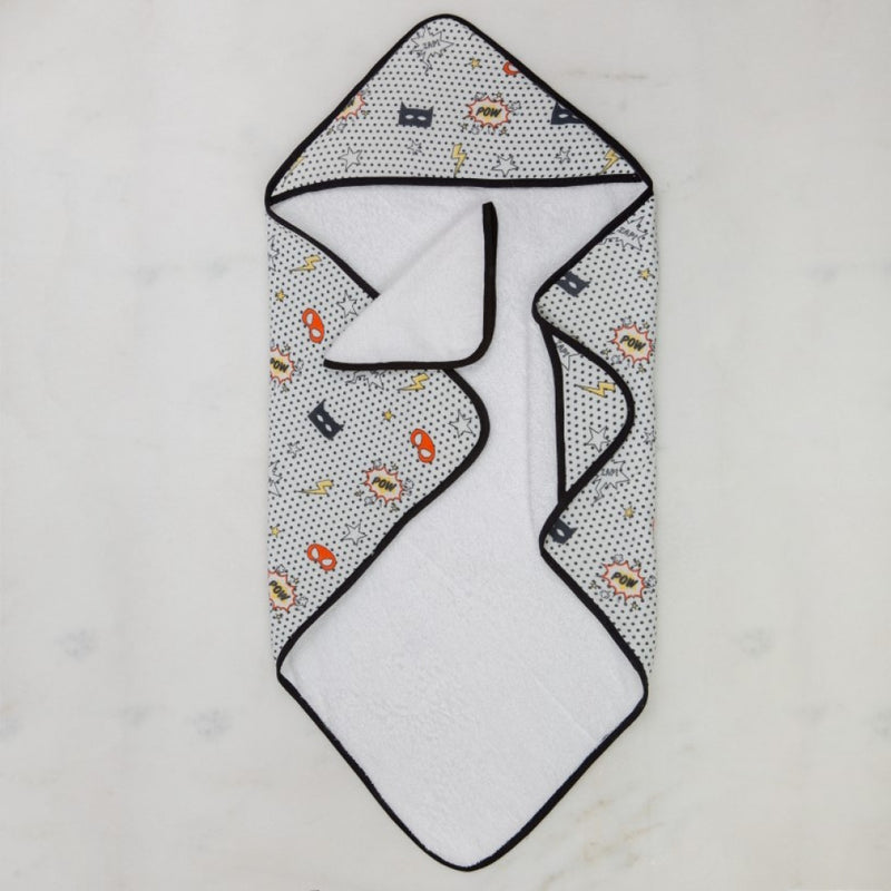 Superhero Organic Muslin Hooded Towel