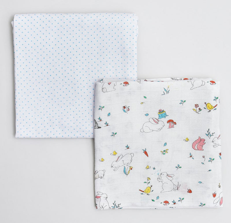 Snuggle Bunny Organic Swaddle Set