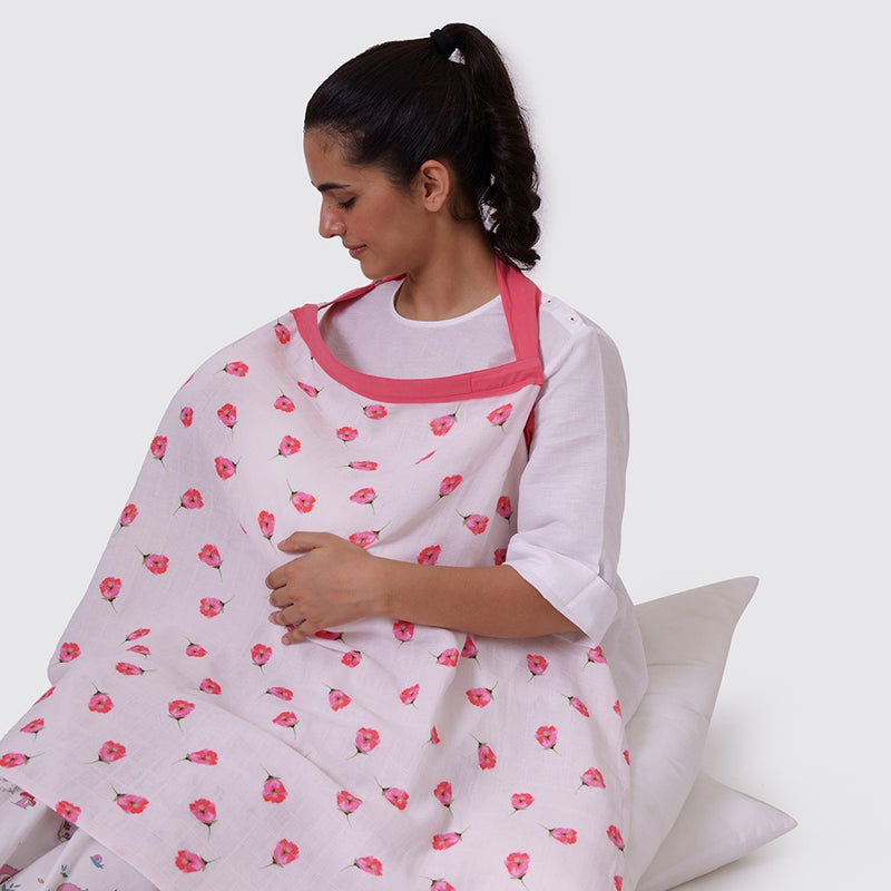 Tiny Florals Organic Muslin Nursing Cover