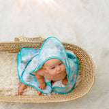 Llama Love  Organic Muslin Hooded Towel